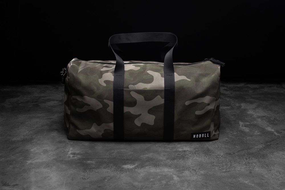 Sac À Dos NOBULL Vert Camouflage - NOBULL Waxed Canvas Duffle,France (5701-LIURW)